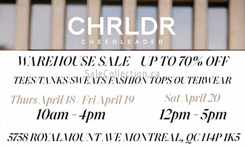 CHRLDR Warehouse Sale
