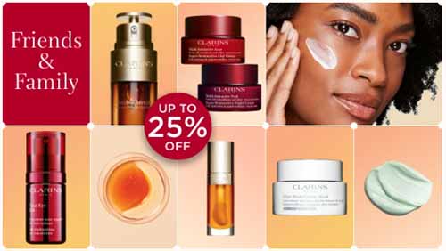 Clarins Friends Family Sale 2024